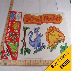 Dinosaurs NEW Unopened BULLETIN BOARD SET (classroom, birthday, bedroom)